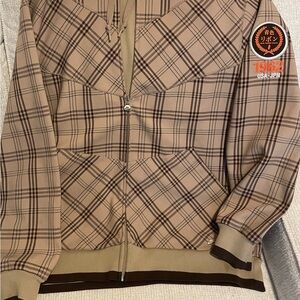 Nike Tan and Black Hoodie